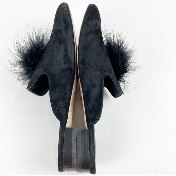 FREE Sole Society Feather PomPom Slide 8 F449 - Picture 4 of 11